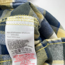 Load image into Gallery viewer, Boys Pumpkin Patch, hooded flannel long sleeve shirt, EUC, size 00,  