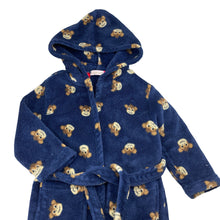 Load image into Gallery viewer, Unisex Lily &amp; Dan, fleece dressing gown / bath robe, monkeys, GUC, size 3,  