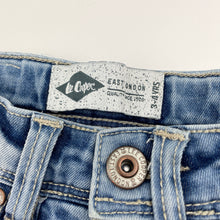 Load image into Gallery viewer, Boys Lee Cooper, distressed stretch denim jeans, adjustable, Inside leg: 38cm, FUC, size 3-4,  