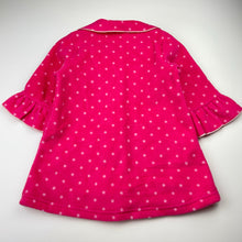 Load image into Gallery viewer, Girls PomPSweet, pink fleece jacket / coat, L: 45cm, EUC, size 2,  