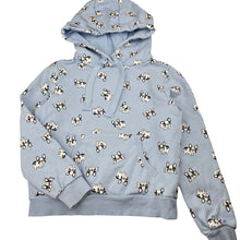 Load image into Gallery viewer, Girls Tilii, blue hoodie sweater, dogs, FUC, size 9,  