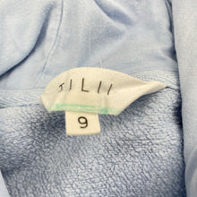 Load image into Gallery viewer, Girls Tilii, blue hoodie sweater, dogs, FUC, size 9,  