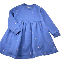 Load image into Gallery viewer, Girls Anko, fleece lined sweater dress, FUC, size 5, L: 54cm