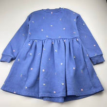 Load image into Gallery viewer, Girls Anko, fleece lined sweater dress, FUC, size 5, L: 54cm