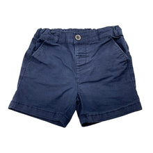 Load image into Gallery viewer, Boys Target, navy stretch cotton shorts, adjustable, GUC, size 1,  