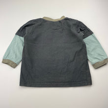 Load image into Gallery viewer, Boys Baby World, vontage cotton long sleeve top, wash fade, FUC, size 1,  