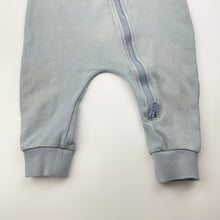 Load image into Gallery viewer, Unisex Bonds, MOVE fleece lined stretchy zip romper, discolouration, FUC, size 0,  