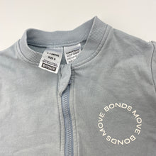 Load image into Gallery viewer, Unisex Bonds, MOVE fleece lined stretchy zip romper, discolouration, FUC, size 0,  