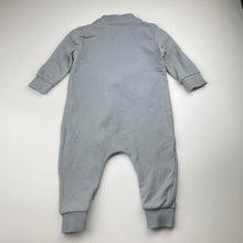Load image into Gallery viewer, Unisex Bonds, MOVE fleece lined stretchy zip romper, discolouration, FUC, size 0,  