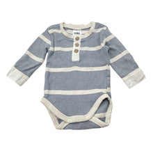 Load image into Gallery viewer, Boys Anko, cotton henley bodysuit romper, GUC, size 0000,  