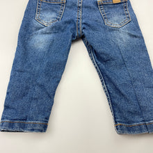 Load image into Gallery viewer, Boys Juniors, stretch denim pants, elasticated, marks on knees, FUC, size 0,  