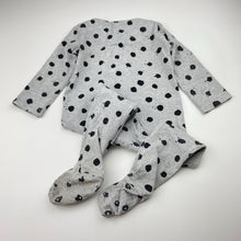 Load image into Gallery viewer, Unisex Cotton On, soft feel stretchy zip coverall / romper, FUC, size 1,  