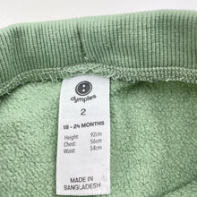 Load image into Gallery viewer, Boys Dymples, fleece lined track pants, elasticated, FUC, size 2,  