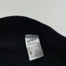 Load image into Gallery viewer, Girls Anko, black stretchy bike shorts, FUC, size 5,  