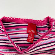 Load image into Gallery viewer, Girls Esprit, striped cotton long sleeve top, FUC, size 00,  