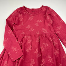 Load image into Gallery viewer, Girls Anko, cotton long sleeve dress, fairies, GUC, size 5, L: 56cm