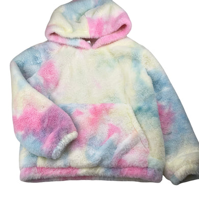 Girls Anko, lined fleeece hoodie sweater, EUC, size 8,  