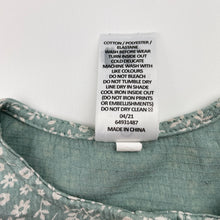 Load image into Gallery viewer, Girls Target, floral organic cotton blend romper, FUC, size 1,  