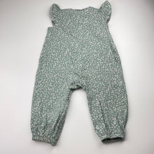Load image into Gallery viewer, Girls Target, floral organic cotton blend romper, FUC, size 1,  