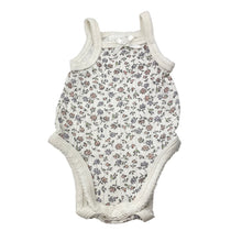 Load image into Gallery viewer, Girls Dymples, floral pointelle cotton singletsuit, EUC, size 0000,  