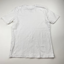 Load image into Gallery viewer, Unisex Favourites, white Aust cotton tee / top, FUC, size 6,  