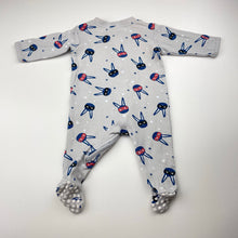 Load image into Gallery viewer, Boys Kids &amp; Co, cotton zip coverall / romper, GUC, size 0000,  
