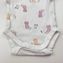 Load image into Gallery viewer, Girls Anko, cotton singletsuit / romper, cats, EUC, size 00000,  