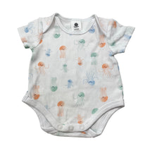 Load image into Gallery viewer, Unisex Dymples, cotton bodysuit / romper, jellyfish, GUC, size 0000,  