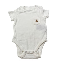 Load image into Gallery viewer, Unisex GAP, embroidered cotton bodysuit / romper, EUC, size 000,  