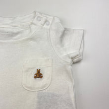 Load image into Gallery viewer, Unisex GAP, embroidered cotton bodysuit / romper, EUC, size 000,  