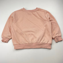 Load image into Gallery viewer, Girls H&amp;M, pink sweater / jumper, gold sequins, FUC, size 4,  