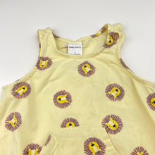 Load image into Gallery viewer, Unisex Baby Berry, stretchy summer romper, lions, FUC, size 1,  