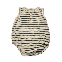 Load image into Gallery viewer, Unisex Next, striped cotton romper, FUC, size 2,  