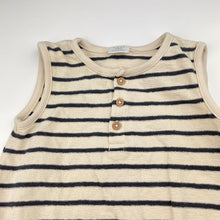 Load image into Gallery viewer, Unisex Next, striped cotton romper, FUC, size 2,  