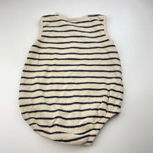 Load image into Gallery viewer, Unisex Next, striped cotton romper, FUC, size 2,  
