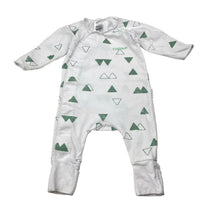 Load image into Gallery viewer, Unisex Bonds, stretchy cozysuit coverall / romper, GUC, size 0000,  
