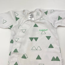 Load image into Gallery viewer, Unisex Bonds, stretchy cozysuit coverall / romper, GUC, size 0000,  