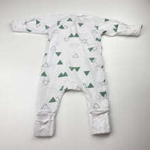 Load image into Gallery viewer, Unisex Bonds, stretchy cozysuit coverall / romper, GUC, size 0000,  