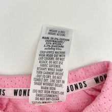 Load image into Gallery viewer, Girls Bonds, WONDERCOOL zip wondersuit / zippy / romper, EUC, size 000,  