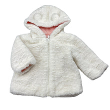 Load image into Gallery viewer, Girls Dymples, cotton lined faux fur jacket / coat, EUC, size 00,  