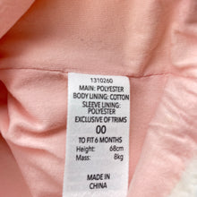 Load image into Gallery viewer, Girls Dymples, cotton lined faux fur jacket / coat, EUC, size 00,  