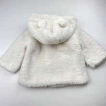 Load image into Gallery viewer, Girls Dymples, cotton lined faux fur jacket / coat, EUC, size 00,  
