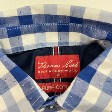 Load image into Gallery viewer, Boys Thomas Cook, checked cotton long sleeve shirt, GUC, size 2,  