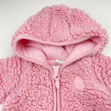 Load image into Gallery viewer, Girls Anko, lined teddy fleece jacket, FUC, size 00,  