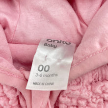 Load image into Gallery viewer, Girls Anko, lined teddy fleece jacket, FUC, size 00,  