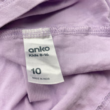 Load image into Gallery viewer, Girls Anko, purple cotton tee / top, FUC, size 10,  