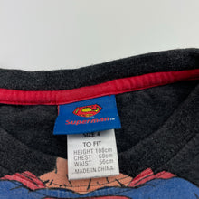 Load image into Gallery viewer, Boys DC Comics, Superman soft feel cotton tee / top, GUC, size 4,  