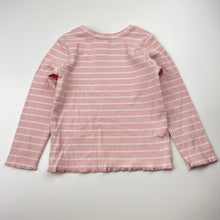 Load image into Gallery viewer, Girls Brilliant Basics, organic cotton blend long sleeve top, GUC, size 2,  