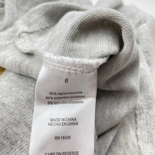 Load image into Gallery viewer, Girls NANNETTE kids, soft feel lightweight knit long sleeve top, GUC, size 6,  