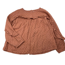 Load image into Gallery viewer, Girls Next, spotted cotton long sleeve top, EUC, size 5-6,  